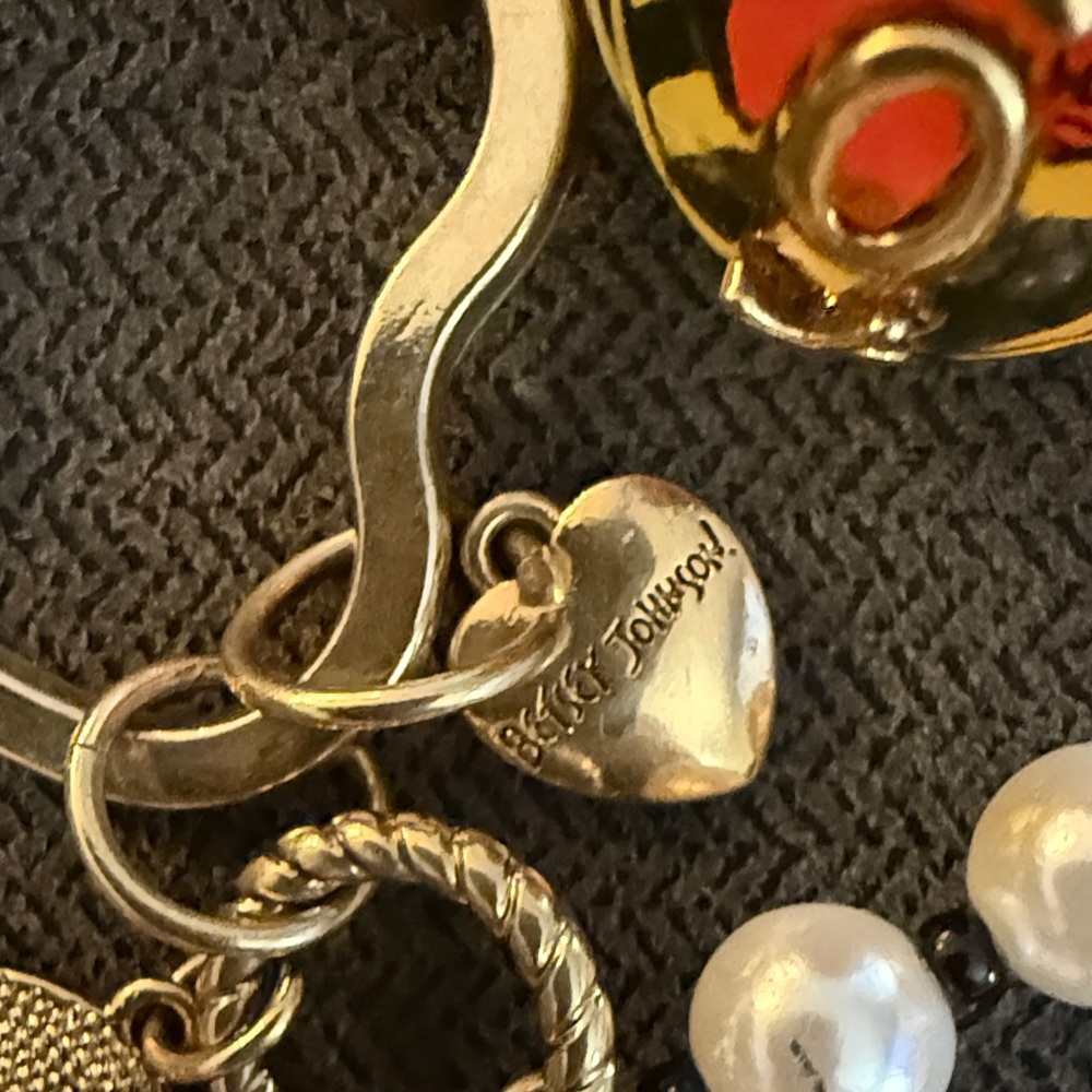 Betsey Johnson Key Fob Bag Charm World Traveler Take Me Away Vintage - Picture 10 of 13